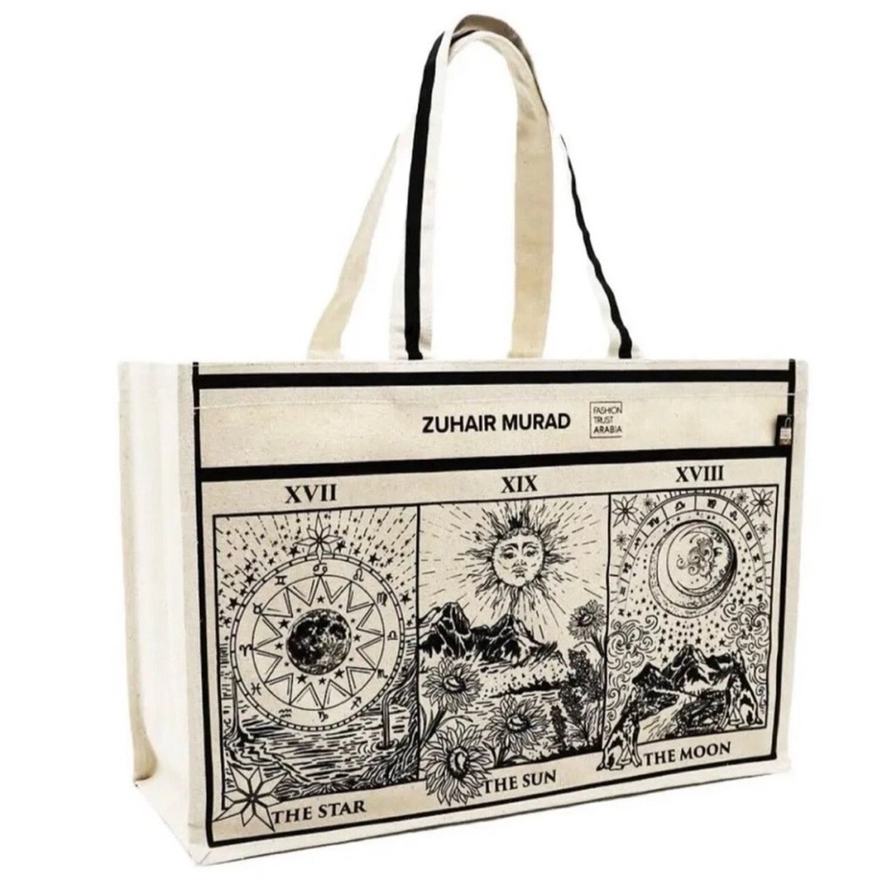 Zuhair Murad Tarot card Canvas Tote Bag